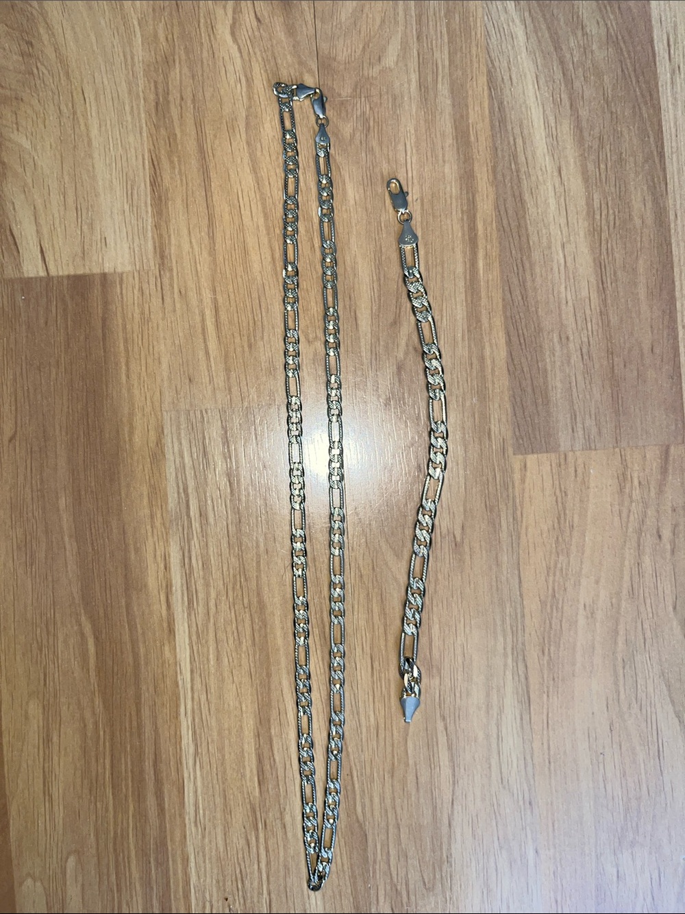 Figaro Italian Chain with bracelet